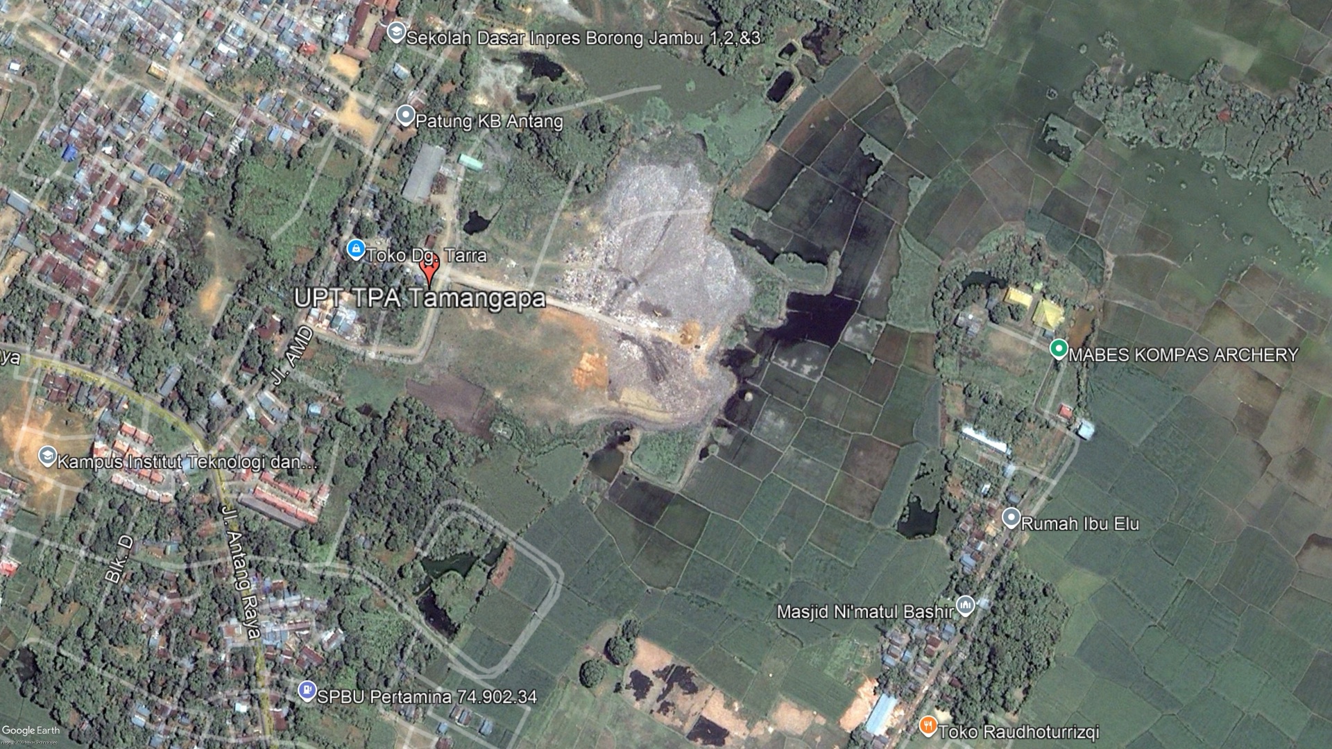 Citra Satelit TPA Tamangapa Tahun 2006