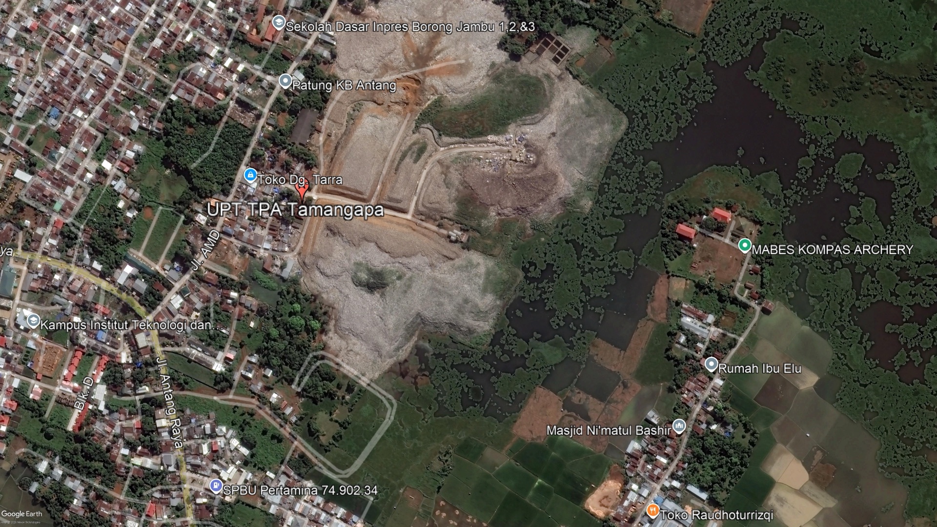 Citra Satelit TPA Tamangapa Tahun 2016